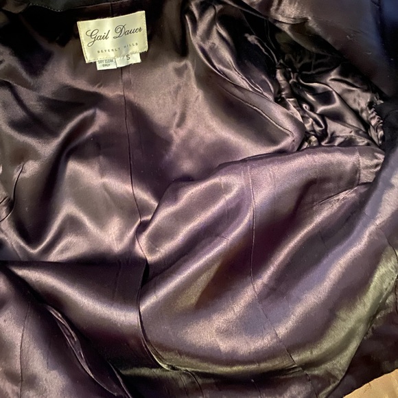 Vintage Gail Dauer khaki tan & black military jacket sz Small 80’s- 90’s READ - Picture 10 of 12